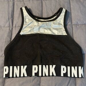 PINK halter sports bra